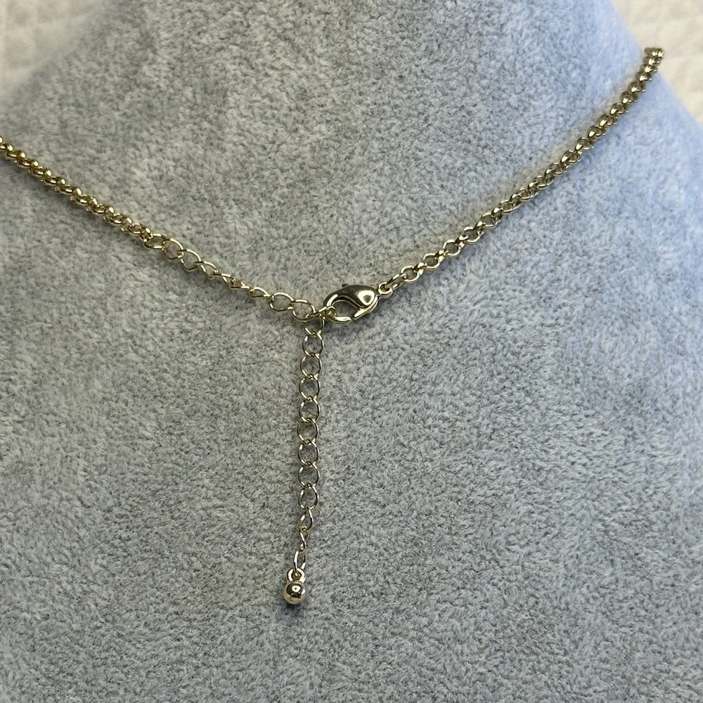 FINAL PRICE DROP Sparkling Chunky Marigold Citrine Necklace - Picture 4 of 5